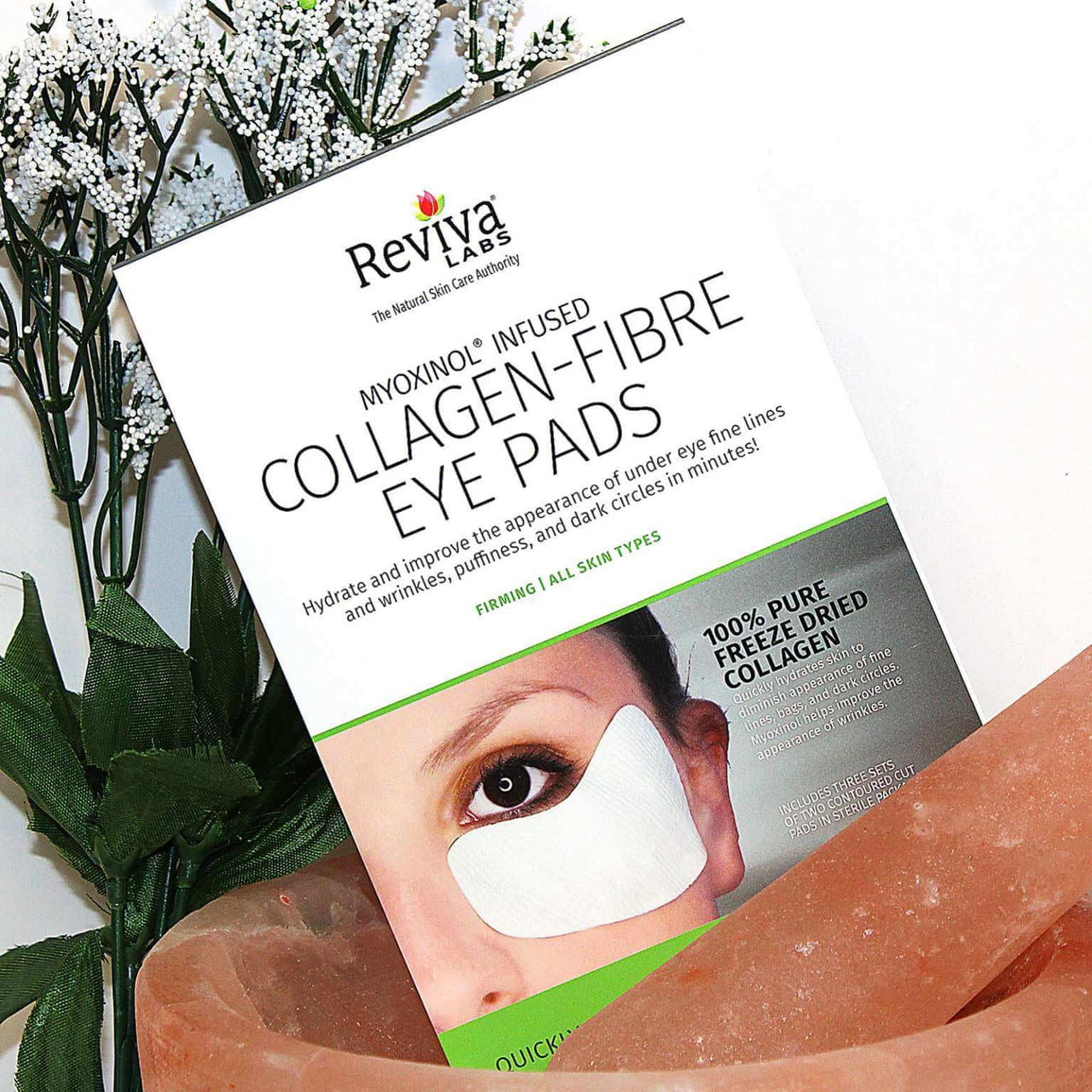 REVIVA LABS Collagen Fibre Eye Pads, 6 CT