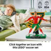 Thumbnail for LEGO Editions Cristiano Ronaldo – Soccer Legend - Building Set for Boys & Girls, Ages 12+ - Collectible Soccer Gift with Plaque - Kids Bedroom or Shelf Decor - 43016
