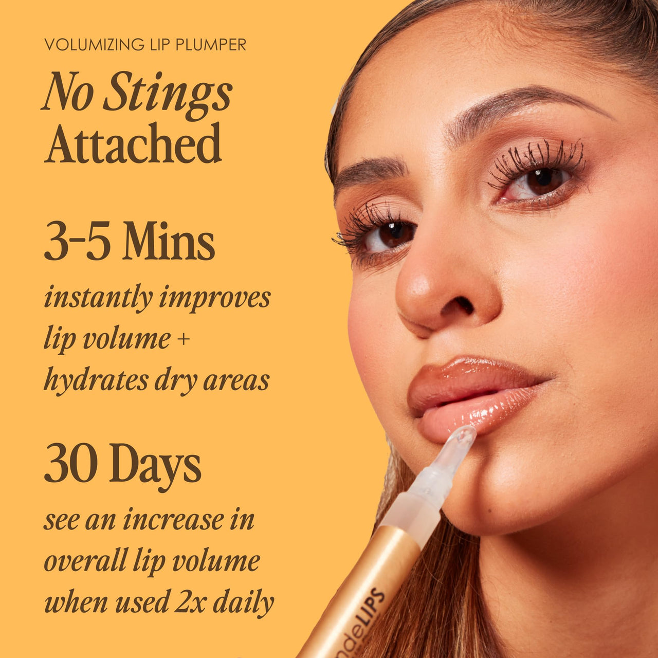 Grande Cosmetics GrandeLIPS Hydrating Lip Plumper Gloss - for Fuller-Looking, Hydrated Lips - Spicy Mauve (0.084 oz)