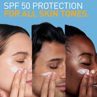 Thumbnail for CeraVe AM Facial Moisturizing Lotion SPF 50, Face Moisturizer with SPF, Hyaluronic Acid, Niacinamide & Ceramides, Non-Greasy, Blends Seamlessly With No White Cast, Non Comedogenic Sunscreen, 3 Oz