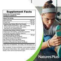 Thumbnail for NaturesPlus Ultra Lipoic - 60 Bi-Layered Mini-Tabs - Supports Free Radical Defenses with Probiotics, Nutrients & Whole Food Concentrates - Gluten Free - 30 Servings