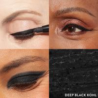 Thumbnail for LAURA GELLER NEW YORK Kajal Longwear Kohl Eyeliner Pencil with Caffeine, Smooth & Blendable Makeup, Deep Black