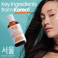 Thumbnail for SeoulCeuticals Korean Turmeric Face Wash Cleanser – Vegan Cruelty Free Korean Skincare Facial Cleanser – K Beauty Skin Care for Dry Sensitive Skin 4oz