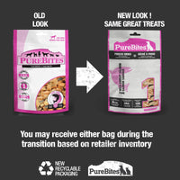 Thumbnail for PureBites Salmon Freeze Dried Dog Treats, 1 Ingredient, Made in USA, 2.47oz