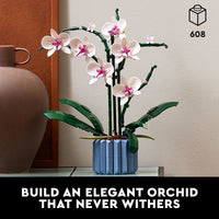 Thumbnail for LEGO Botanicals Orchid - Artificial, Fake Indoor Flowers Building Set for Home, Kitchen, Desk Decoration, Adults Ages 18+ - Gift for Birthdays - 10311