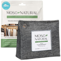 Thumbnail for Moso Natural Air Purifying Bag 300g (10.58oz) Premium Bamboo Charcoal Odor Absorber for Home & Pet, Closet Odor Eliminator & Small Room Deodorizer, Charcoal Bags Last 2 Years, Unscented