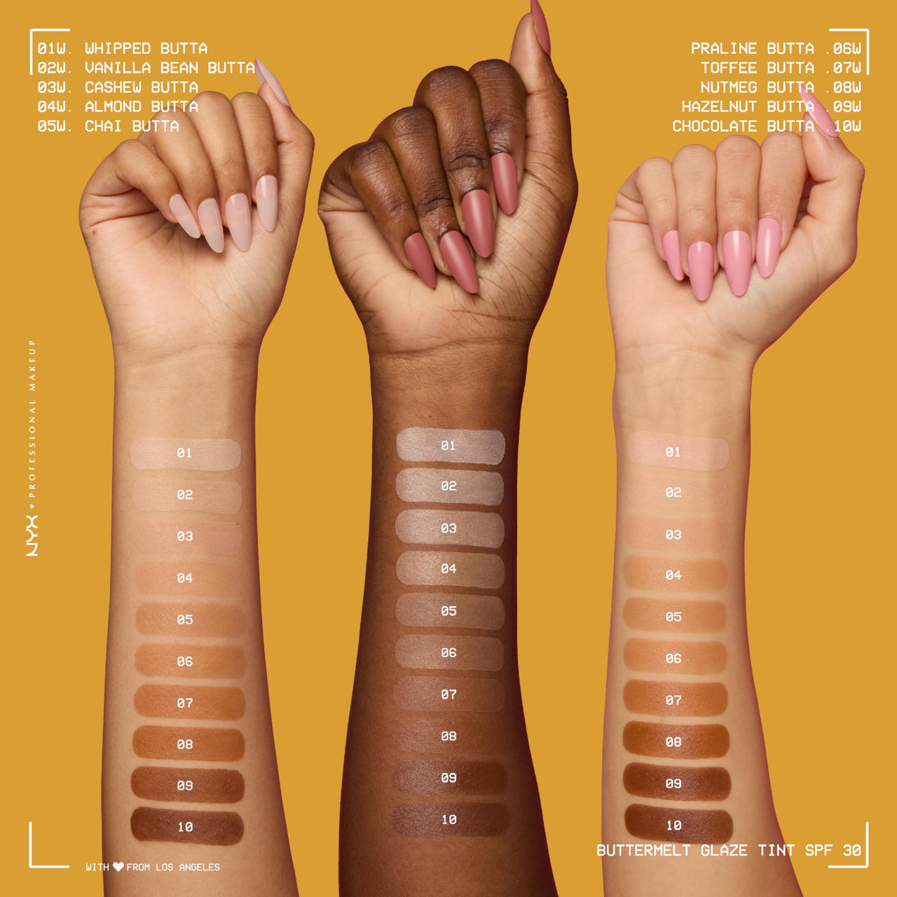 NYX PROFESSIONAL MAKEUP Buttermelt Glaze Soft Glow Skin Tint + SPF 30, Up To 12HR Wear, 05 Chai Butta
