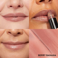 Thumbnail for LAURA GELLER NEW YORK Italian Marble Sheer Lipstick - Berry Banana - Hydrating & Lightweight - Vitamin E & Caster Seed Oil - Cream Finish