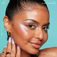Thumbnail for NYX PROFESSIONAL MAKEUP Buttermelt Highlighter, Powder Highlighter Makeup, With Up to 12H Wear and High Impact Glow - 40 No 1 Butta (Holographic Lavender)