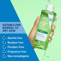 Thumbnail for CeraVe Hydrating Micellar Water, Facial Cleanser & Makeup Remover with Hyaluronic Acid & Ceramides, 24h Hydration, Barrier Strengthening, Alcohol-Free, Fragrance-Free, Safe for Sensitive Skin, 13oz