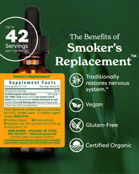 Thumbnail for Herb Pharm Smoker's Replacement Liquid Herbal Formula for Nervous System Support - 1 Ounce