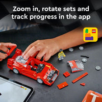 Thumbnail for LEGO Speed Champions Ferrari F40 Supercar, Toy Car Model Building Set with Driver Minifigure, Collectible Ferrari Toy for Kids Ages 9 and Up, 76934