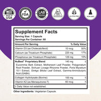 Thumbnail for NuBest Tall 10+ Premium Bone Strength Formula, Enhanced Immunity and Overall Health for Age 10+ with Calcium, Vitamin D3, Vitamin K2, and Multivitamins | 60 Capsules | 1 Month Supply