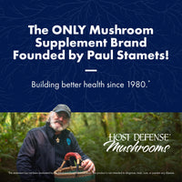 Thumbnail for Host Defense Mushrooms Lion's Mane - Brain Health Support Supplement for Focus & Memory Function - Immune & Nervous System Support Supplement- 30 Capsules