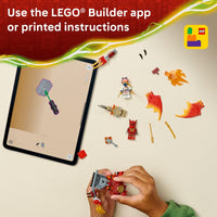 Thumbnail for LEGO NINJAGO Kai’s Dragon Mech Battle Pack Building Toy for Boys, Girls, & Kids, Ages 6+ - Poseable Dragon Figure & 3 Character Minifigures for Pretend Play - Gift Idea for Birthdays - 71851