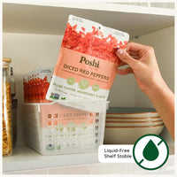 Thumbnail for Image 6 of Poshi Diced Red Peppers, Fire-Roasted, Ready-to-Use, 4.4 oz (Pack of 6)