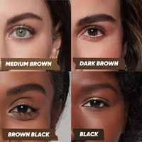 Thumbnail for Kosas Air Brow Tinted Gel with Clean, Vegan Ingredients for Fluffy, Full and Healthy Brows, Longwear (Brown Black)