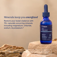 Thumbnail for Trace Minerals Ionic Fulvic Acid 250mg - Essential Mineral Supplement to Support Hydration & Energy Production - Aids Muscle Endurance - Liquid Supplement for Healthy Digestion - 2 fl oz (59 Servings)