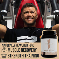 Thumbnail for Rule 1 Naturally Flavored R1 Protein Whey Isolate - Clean Formula with 25g Protein & 6g BCAA Exclusively Isolated & Hydrolyzed Sources for Workout Recovery (4.3 Pounds, Dark Chocolate)