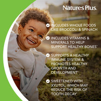 Thumbnail for NaturesPlus Animal Parade Sugar-Free Children's Multivitamin - Assorted Cherry, Grape & Orange Flavors - 90 Chewable Tablets - 45 Total Servings