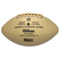 Thumbnail for Wilson The Duke NFL Metallic Edition Football - Official Size, Gold
