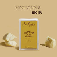 Thumbnail for SheaMoisture Face and Body Bar Soap for Dry Skin with Paraben Free, Raw Shea Butter, Myrhh, 8 Ounce, (Pack of 3)