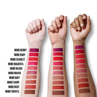 Thumbnail for Maybelline Color Sensational Ultimatte Matte Lipstick, Non-Drying, Intense Color Pigment, More Scarlet, Scarlet Red, 1 Count