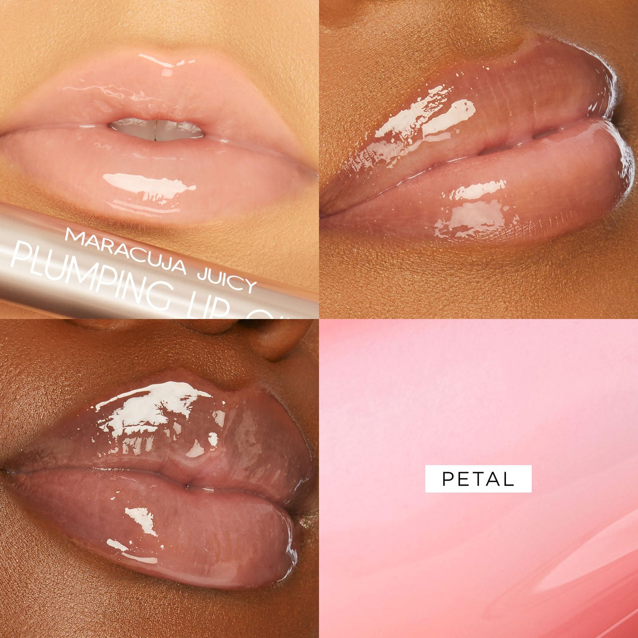 tarte maracuja juicy plumping lip oil - Hydrating & Volumizing Lip Plumper Gloss Balm with Nourishing Hyaluronic Acid, Plumps & Moisturizes, Vegan & Cruelty-Free, full size, petal