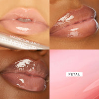 Thumbnail for tarte maracuja juicy plumping lip oil - Hydrating & Volumizing Lip Plumper Gloss Balm with Nourishing Hyaluronic Acid, Plumps & Moisturizes, Vegan & Cruelty-Free, full size, petal