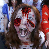 Thumbnail for FANRUI 8 Sheets Halloween Fake Scar Tattoos For Women Men Adults Kids, Fake Wound Realistic Blood Injury Cut Scratches Stitches Temporary Tattoos Stickers Chucky Makeup Kit, Scary Face Zombie Makeup Prank Masquerade Accessories