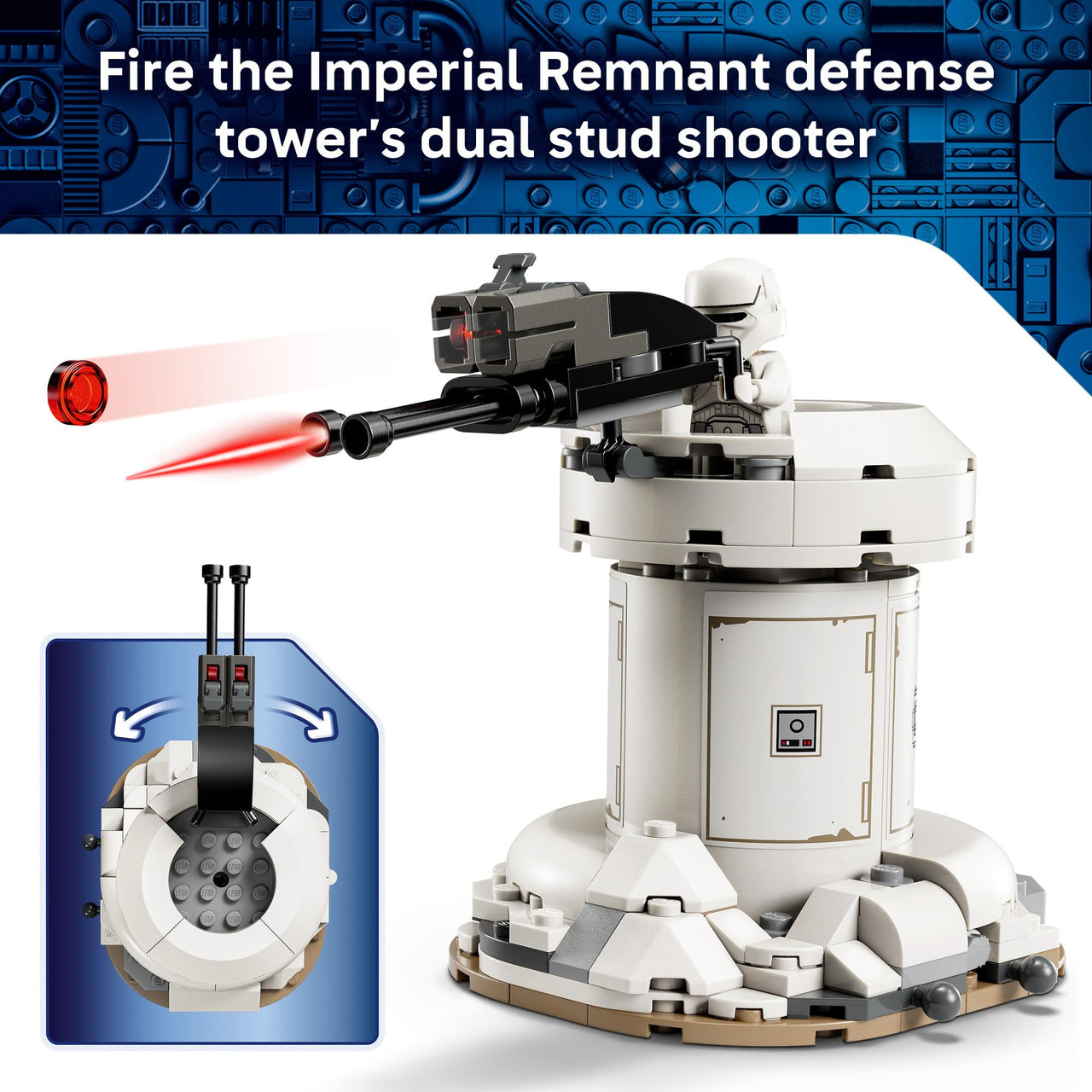 LEGO Star Wars AT-RT Attack - Building Toy for Boys & Girls, Ages 7+ - with The Mandalorian & Grogu Minifigures - Playset for Kids - Gift for Birthdays - 75444