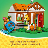 Thumbnail for LEGO Animal Crossing Isabelle’s House Visit, Buildable Creative Toy Set for Kids, Includes Fauna and More Animal Crossing Toy Figures, Video Game Birthday Gift for Girls and Boys Ages 6 and Up, 77049