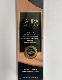 Thumbnail for LAURA GELLER NEW YORK Better Than ‘Block Skincare-Infused Serum Foundation with Broad Spectrum SPF 50+, Light