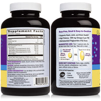 Thumbnail for InnovixLabs Ultra Strength Omega 3 Fish Oil Supplements - Enteric Coated Burpless Fish Oil - IFOS Certified Omega 3 Fatty Acid Supplements - 200 Omega 3 Supplement Pills