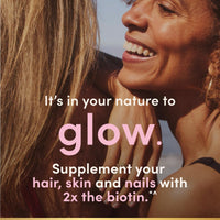 Thumbnail for Nature's Bounty Optimal Solutions Advanced Hair, Skin, Nails, 2X Biotin, 200 Strawberry Gummies