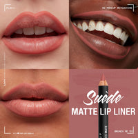 Thumbnail for NYX PROFESSIONAL MAKEUP Suede Matte Lip Liner, Velvety-Smooth, Long-Lasting Formula For A Defined Lip Makeup Look - Brunch Me (Pink)
