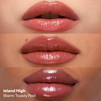 Thumbnail for Kosas Wet Stick Moisturizing Shiny Sheer Lipstick with Ceramides, Hyaluronic acid, Peptides and Mango Butter - Soothes, Softens, and Moisturizes Lips – Island High