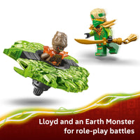 Thumbnail for LEGO NINJAGO Loyd vs. Earth Monster Spinner Building Toy for Boys & Girls - Ninja Toy Figures & Playset for Kids, Ages 6+ - Includes 2 Minifigures for Pretend Play - Gift Idea for Birthdays - 71850