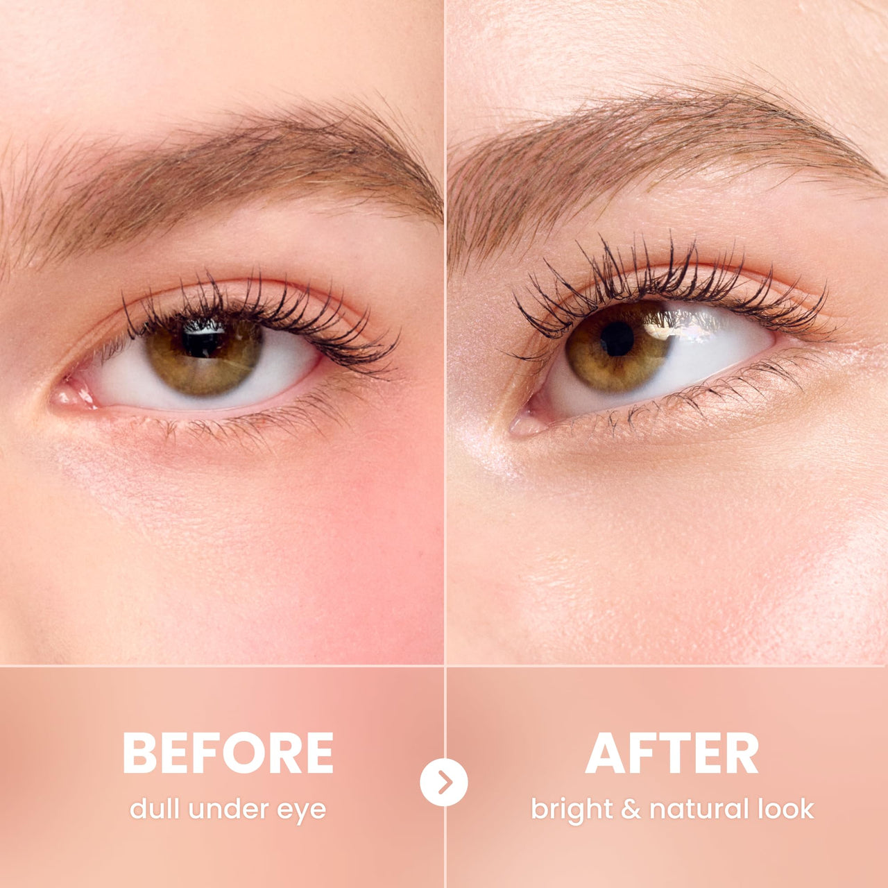 COLORGRAM Under Eye Highlighter Stick - 04 Peach | Silky-Smooth Long-Lasting Highlighter & Contouring Stick for Smudge-Proof, Shining Daily Makeup | K-Beauty Face Highlighters & Luminizers