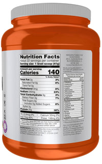 Thumbnail for NOW Foods Sports Nutrition, Pea Protein 25 g With BCAAs, Easily Digested, Vanilla Toffee Powder, 2-Pound