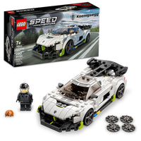 Thumbnail for LEGO Speed Champions Koenigsegg Jesko 76900 Racing Sports Car Toy with Driver Minifigure, Racer Model Set for Kids