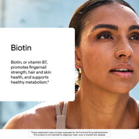 Thumbnail for THORNE - Biotin - Vitamin B7 Supplement for Healthy Hair, Nails, Skin & Metabolism* - 60 Capsules