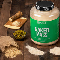 Thumbnail for NAKED Vegan Mass - Natural Vegan Weight Gainer Protein Powder - 1,230 Calories, NSF Certified, Non-GMO, Soy & Gluten Free, No Artificial Ingredients - 8LB Bulk - 11 Servings