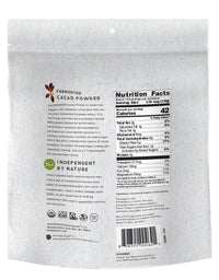 Thumbnail for Wildly Organic Fermented Cacao Powder 8 Oz Bag - Organic, Non-Alkalized, Minimally Processed, Raw, Fair Trade, Non-GMO, Kosher, Vegan, Premium Rich Chocolate Flavor - Perfect for Skin, Smoothies, Yogurt, Oatmeal, Chocolate, Fudge, Baking, & Hot Cocoa
