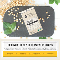 Thumbnail for Living Alchemy Gut Health Supplements for Men & Women - Your Flora Probiotic Professional Digestion Supplement with Fermented Soybean, Prebiotics, Digestive Enzyme - Vegan, Non-GMO, 60 Pcs