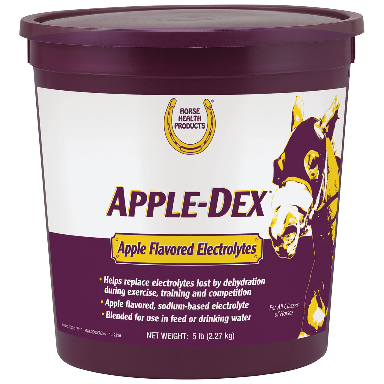 Farnam Horse Health Apple-Dex Apple Flavored Electrolytes for Horses 5 pound
