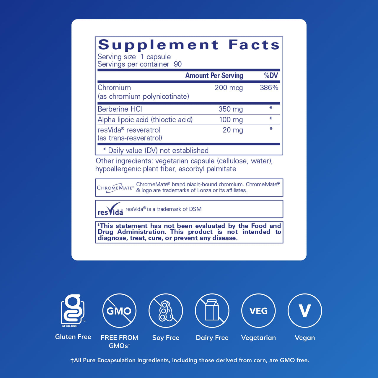 Pure Encapsulations Metabolic Xtra | Supplement to Support Carbohydrate Metabolism, and Homeostasis* | 90 Capsules