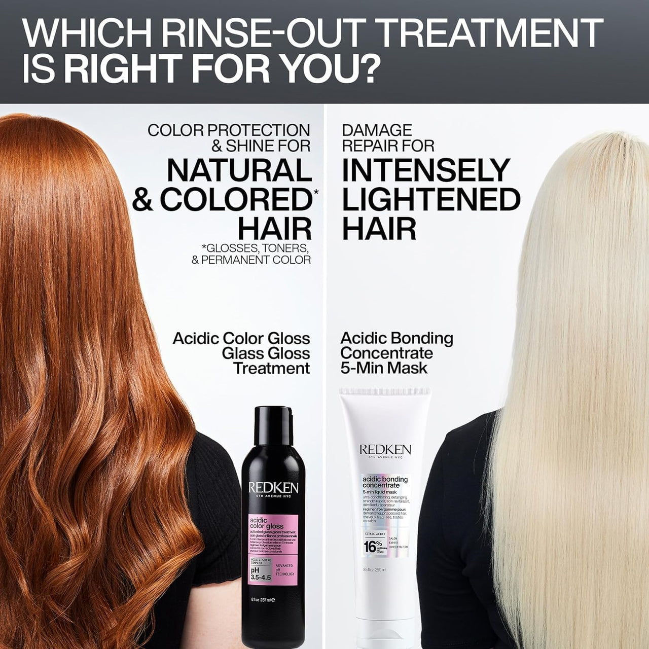 Redken Acidic Color Gloss Glass Gloss Treatment For Color-Treated Hair - Rinse Out Glossing Treatment, Intense Shine & Conditioning