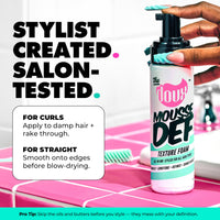 Thumbnail for The Doux Multi-Use Mousse for Curly Hair – The Doux Mousse Def Texture Foam for Styling, Curl Definition, Volume & Shine – Curl Cream Alternative for Textured Hair & Natural Hair Styles