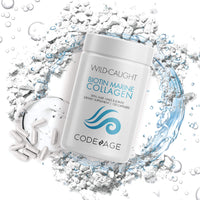 Thumbnail for Codeage Marine Collagen Peptides – Hydrolyzed Fish Collagen Protein Supplement, 10,000mcg Biotin Collagen, Vitamin C, E, Hyaluronic Acid Amino Acid - Hair, Skin, Joint, Wild-Caught Fish - 2 Pack